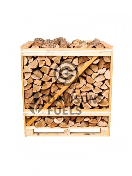 Medium sized crate of kiln Dried Oak logs