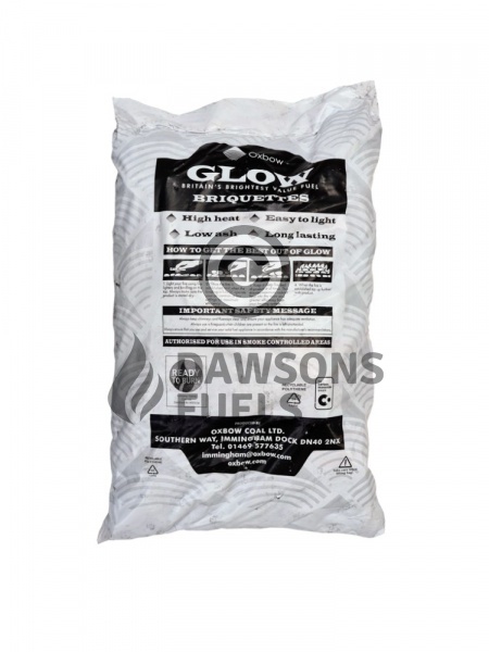 20 x 25kg Pre-packed Oxbow Glow Briquettes