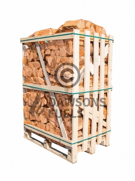 Pallet Of Netted Kiln Dried Ash Logs